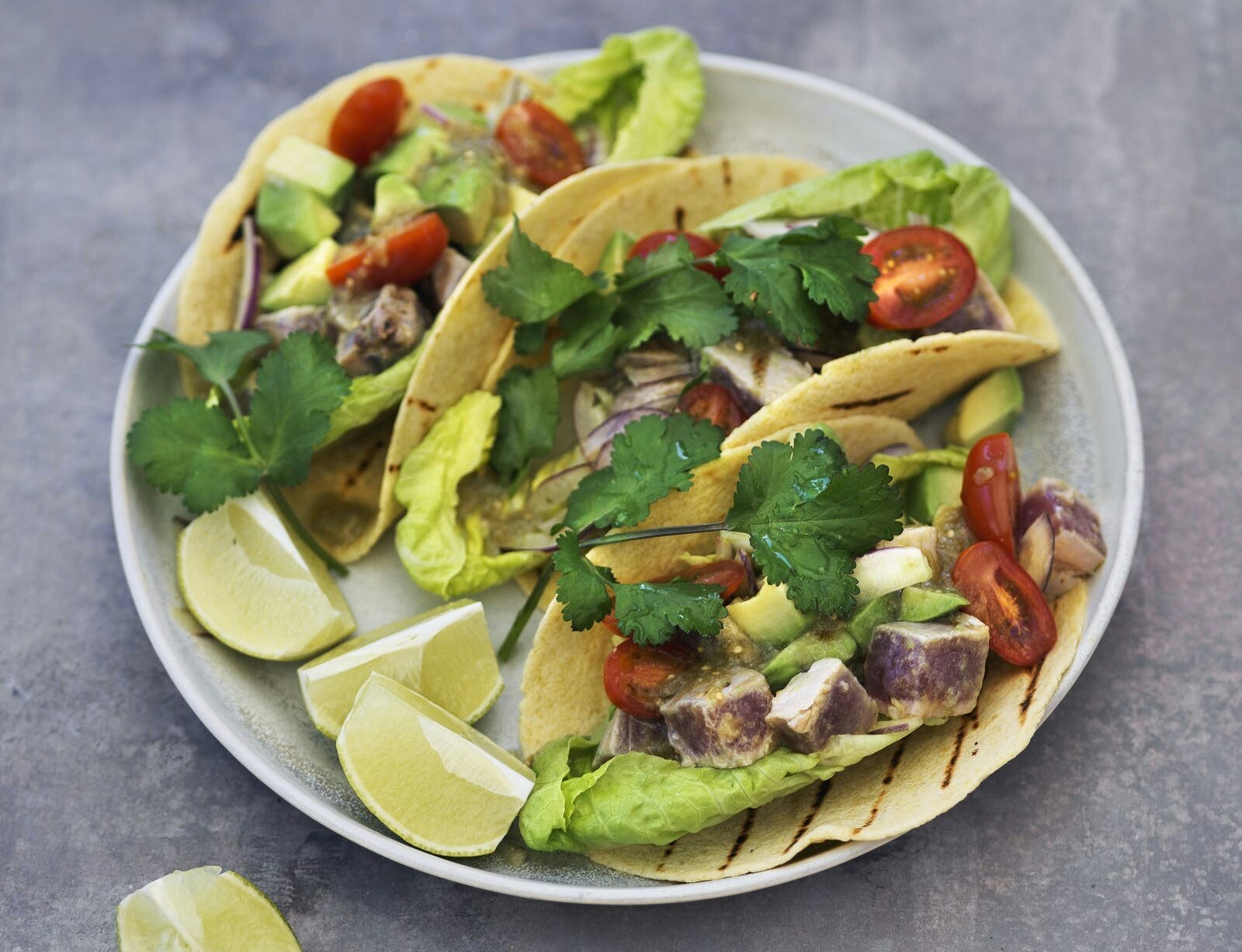Tacos med tun og avocado