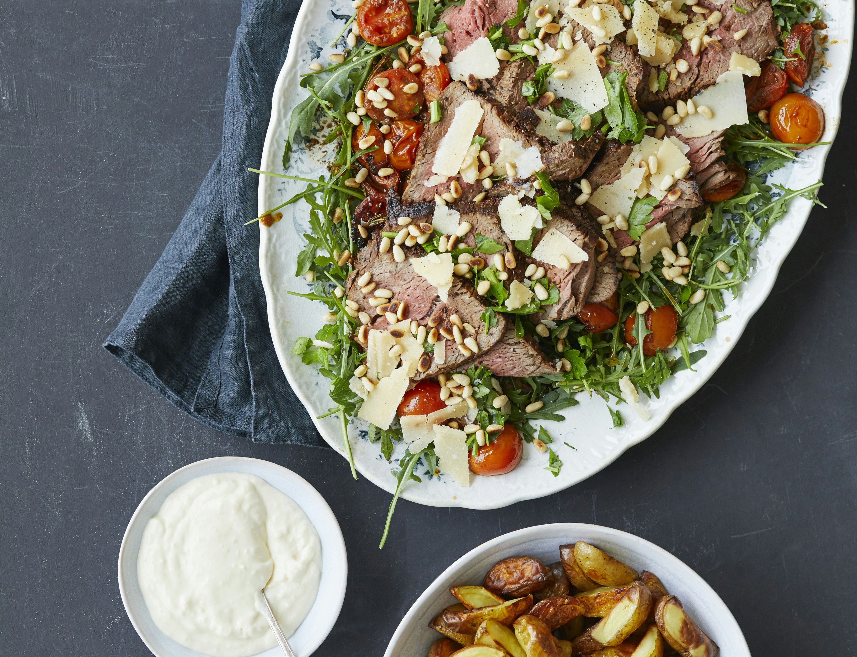 Tagliata – toscansk salat med oksekød
