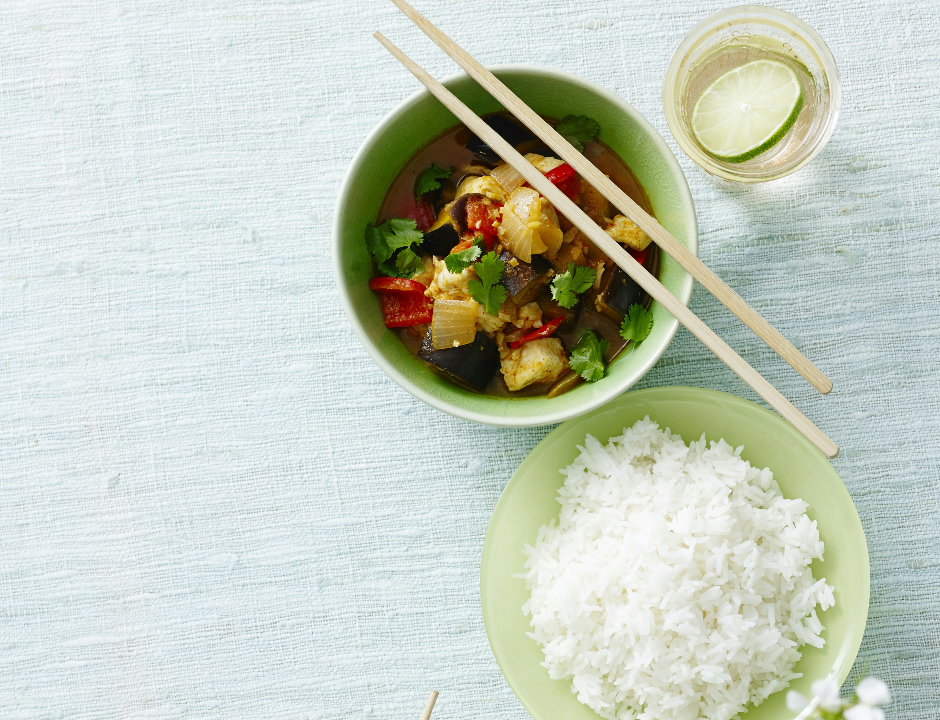 Thaicurry med kylling og grøntsager