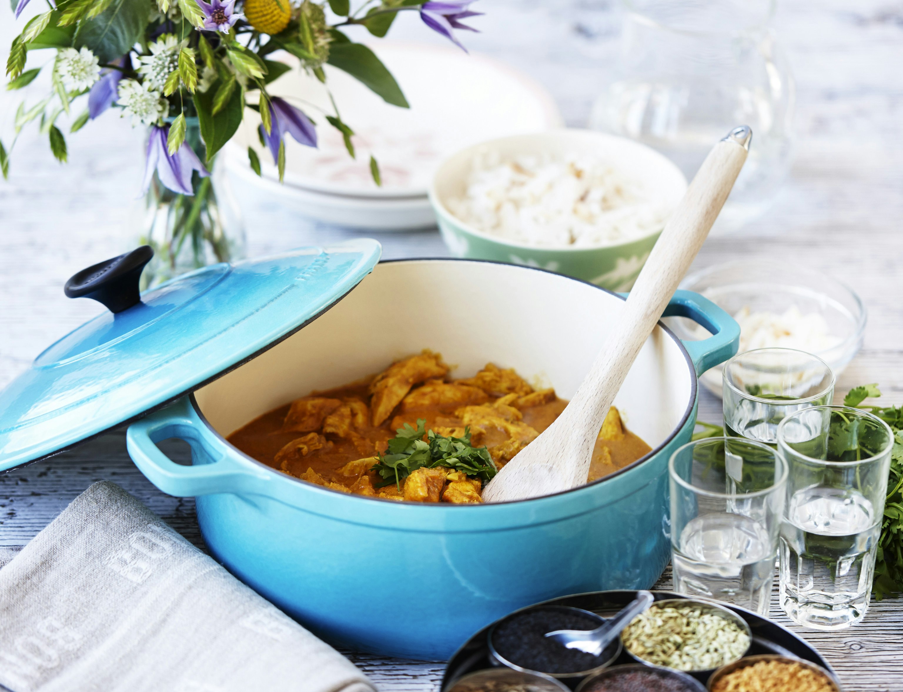 Tikka masala med kokosmælk