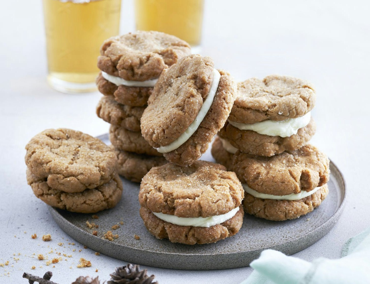 Tykke ingefærcookies