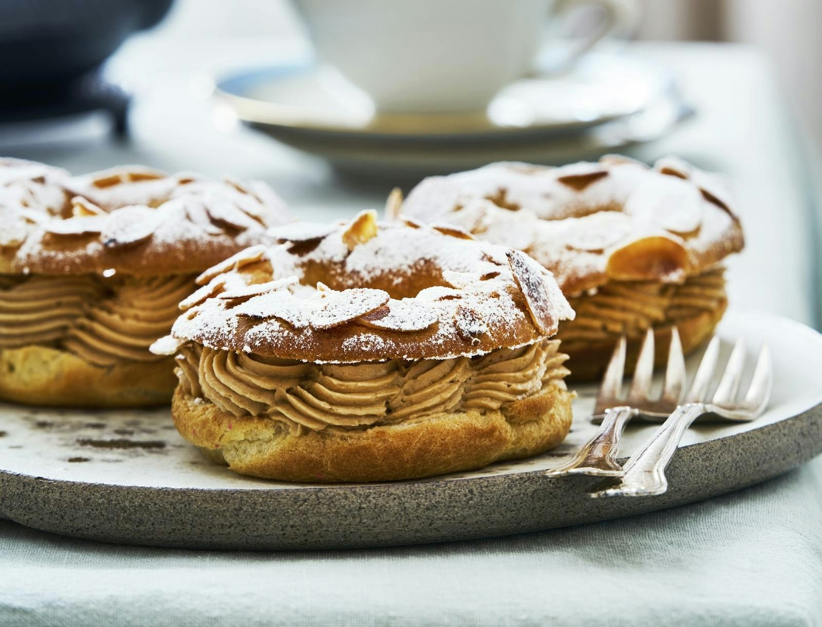 Vandbakkelseskranse med nougat