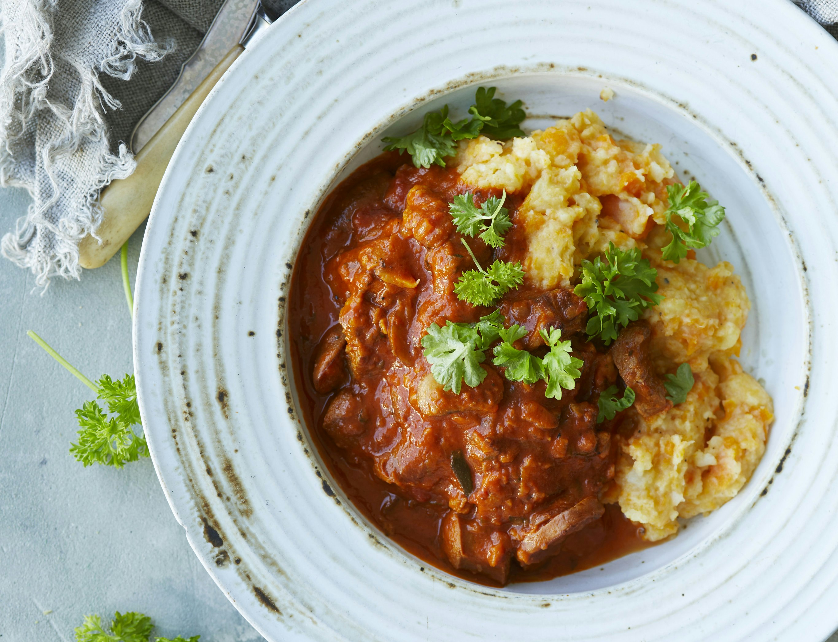 Vikingegryde med rodfrugtmos